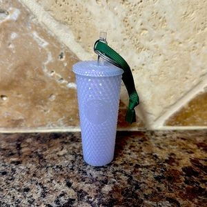 Starbucks Studded Cup Ornament Keychain